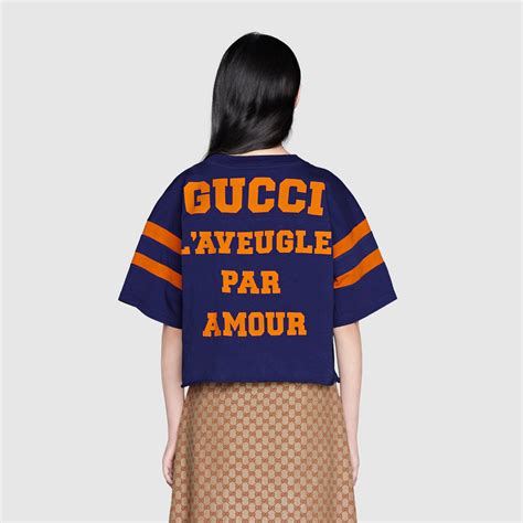 gucci dames shirt|t shirt amour gucci.